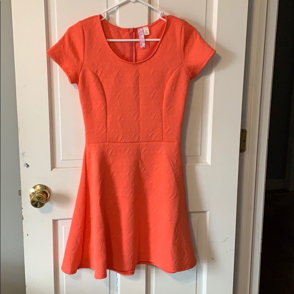 Coral casual dress